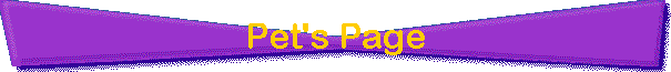 Pet's Page